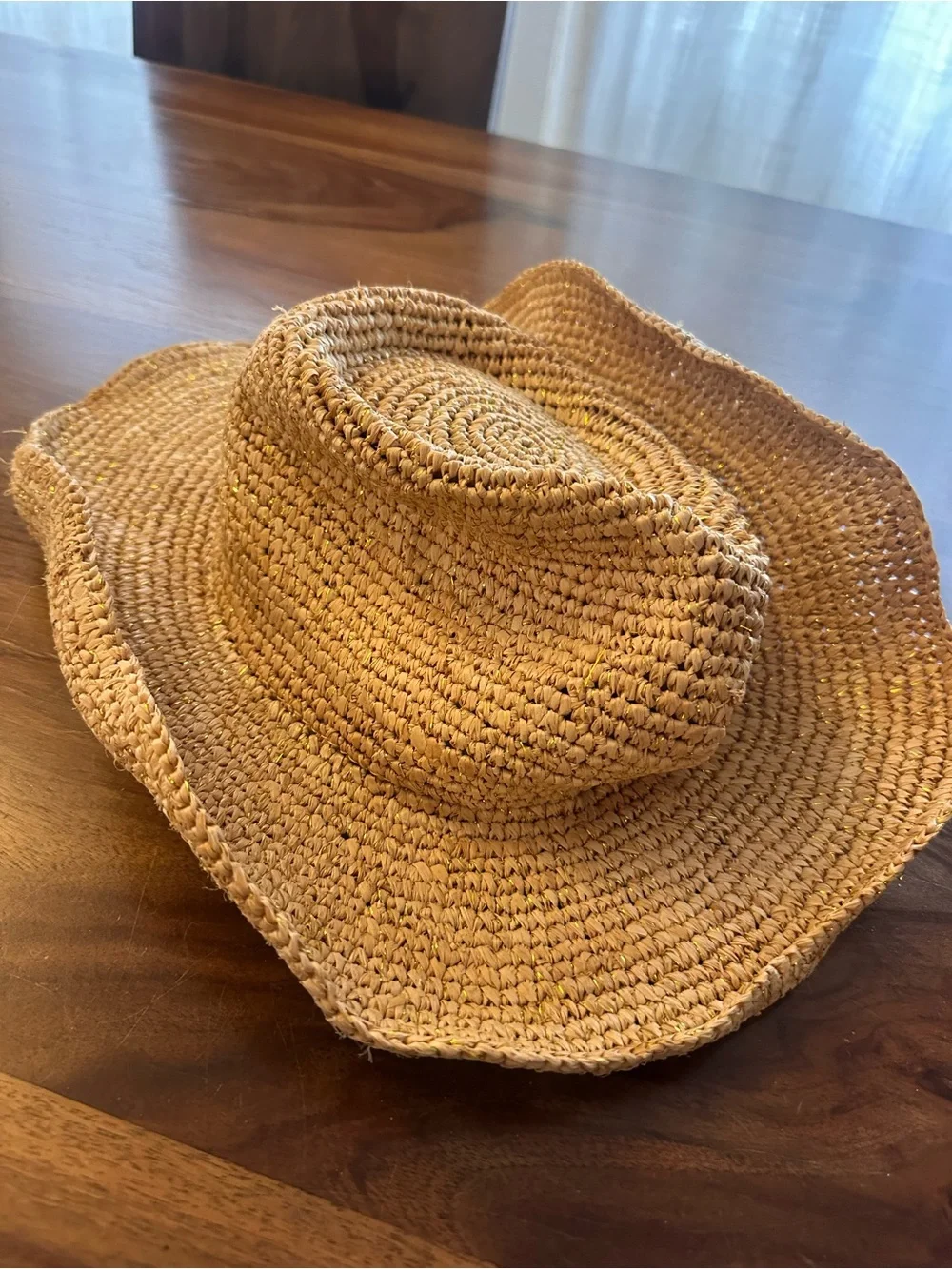 Nikki Beach Raffia Carrera Hat